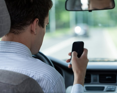 Texting and Driving Car Accident